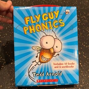 Box Set Fly Guy Phonics by Tedd Arnold 10 books and 2 workbooks